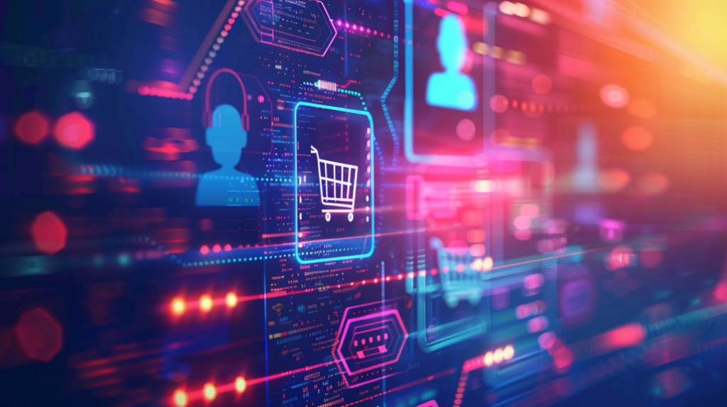 Abstract digital payment concept