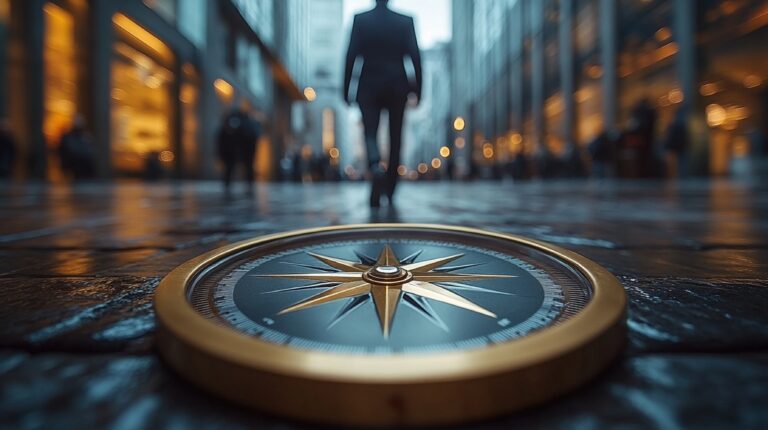 leadership-vision-compass-with-leader-background-guiding-team-towards-common-goal